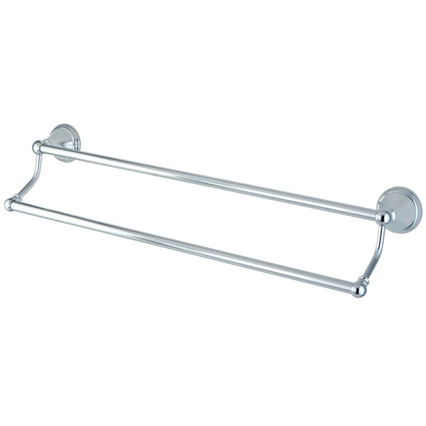 Governor 24" Dual Towel Bar, Polished Chrome